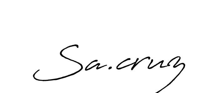 Antro_Vectra_Bolder is a professional signature style that is perfect for those who want to add a touch of class to their signature. It is also a great choice for those who want to make their signature more unique. Get Sa.cruz name to fancy signature for free. Sa.cruz signature style 7 images and pictures png