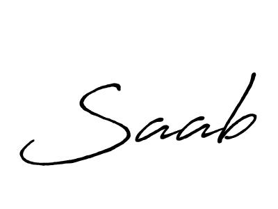 Saab stylish signature style. Best Handwritten Sign (Antro_Vectra_Bolder) for my name. Handwritten Signature Collection Ideas for my name Saab. Saab signature style 7 images and pictures png