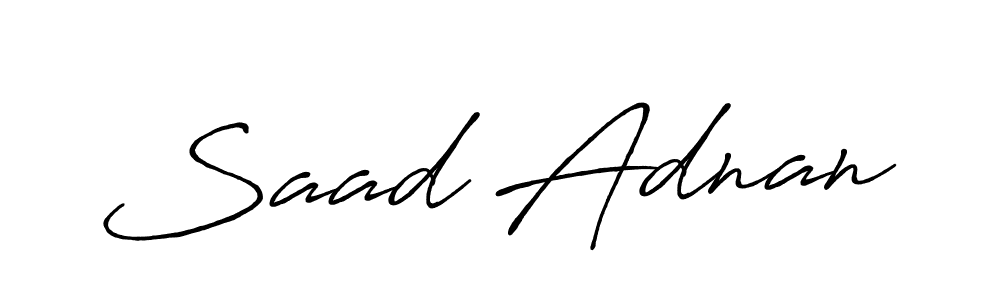 Make a short Saad Adnan signature style. Manage your documents anywhere anytime using Antro_Vectra_Bolder. Create and add eSignatures, submit forms, share and send files easily. Saad Adnan signature style 7 images and pictures png