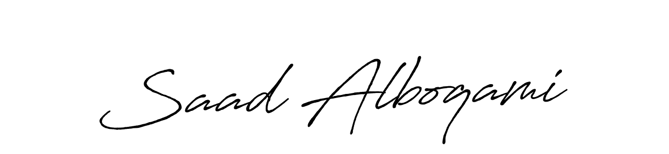 How to make Saad Alboqami signature? Antro_Vectra_Bolder is a professional autograph style. Create handwritten signature for Saad Alboqami name. Saad Alboqami signature style 7 images and pictures png