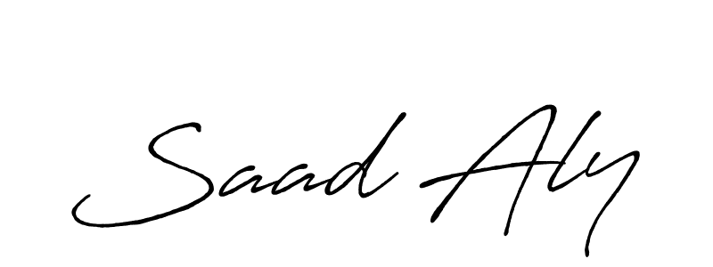 Make a short Saad Aly signature style. Manage your documents anywhere anytime using Antro_Vectra_Bolder. Create and add eSignatures, submit forms, share and send files easily. Saad Aly signature style 7 images and pictures png