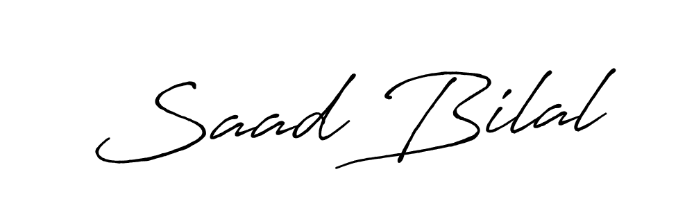 Make a short Saad Bilal signature style. Manage your documents anywhere anytime using Antro_Vectra_Bolder. Create and add eSignatures, submit forms, share and send files easily. Saad Bilal signature style 7 images and pictures png