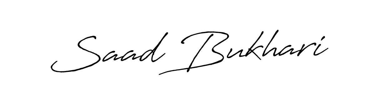 Similarly Antro_Vectra_Bolder is the best handwritten signature design. Signature creator online .You can use it as an online autograph creator for name Saad Bukhari. Saad Bukhari signature style 7 images and pictures png
