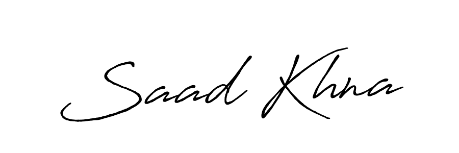 This is the best signature style for the Saad Khna name. Also you like these signature font (Antro_Vectra_Bolder). Mix name signature. Saad Khna signature style 7 images and pictures png