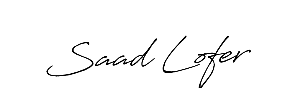 Similarly Antro_Vectra_Bolder is the best handwritten signature design. Signature creator online .You can use it as an online autograph creator for name Saad Lofer. Saad Lofer signature style 7 images and pictures png