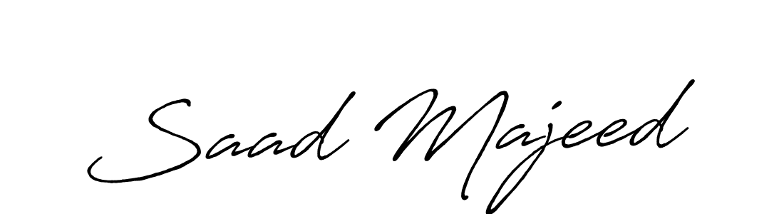 Also You can easily find your signature by using the search form. We will create Saad Majeed name handwritten signature images for you free of cost using Antro_Vectra_Bolder sign style. Saad Majeed signature style 7 images and pictures png