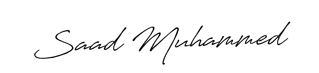 It looks lik you need a new signature style for name Saad Muhammed. Design unique handwritten (Antro_Vectra_Bolder) signature with our free signature maker in just a few clicks. Saad Muhammed signature style 7 images and pictures png