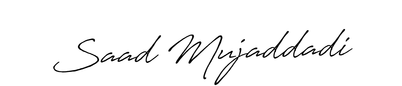 This is the best signature style for the Saad Mujaddadi name. Also you like these signature font (Antro_Vectra_Bolder). Mix name signature. Saad Mujaddadi signature style 7 images and pictures png