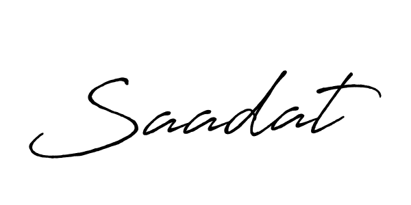 You should practise on your own different ways (Antro_Vectra_Bolder) to write your name (Saadat) in signature. don't let someone else do it for you. Saadat signature style 7 images and pictures png