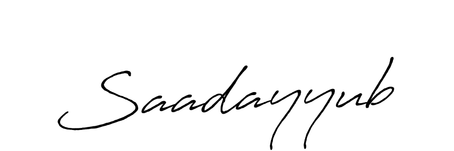 Saadayyub stylish signature style. Best Handwritten Sign (Antro_Vectra_Bolder) for my name. Handwritten Signature Collection Ideas for my name Saadayyub. Saadayyub signature style 7 images and pictures png