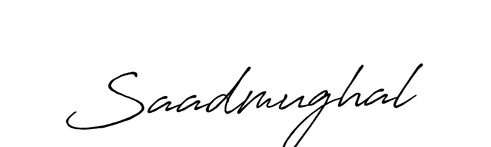 if you are searching for the best signature style for your name Saadmughal. so please give up your signature search. here we have designed multiple signature styles  using Antro_Vectra_Bolder. Saadmughal signature style 7 images and pictures png