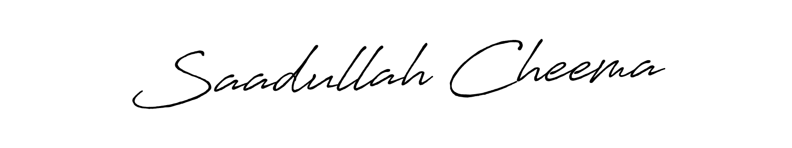 Also You can easily find your signature by using the search form. We will create Saadullah Cheema name handwritten signature images for you free of cost using Antro_Vectra_Bolder sign style. Saadullah Cheema signature style 7 images and pictures png