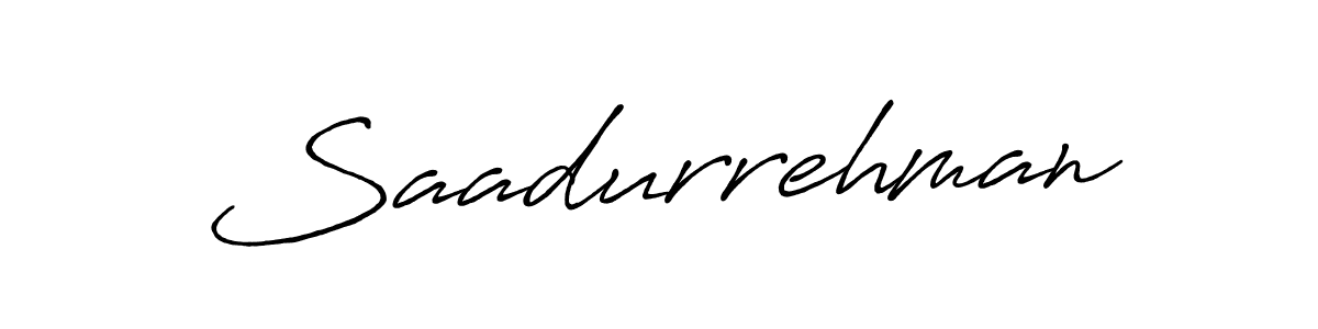 Also You can easily find your signature by using the search form. We will create Saadurrehman name handwritten signature images for you free of cost using Antro_Vectra_Bolder sign style. Saadurrehman signature style 7 images and pictures png
