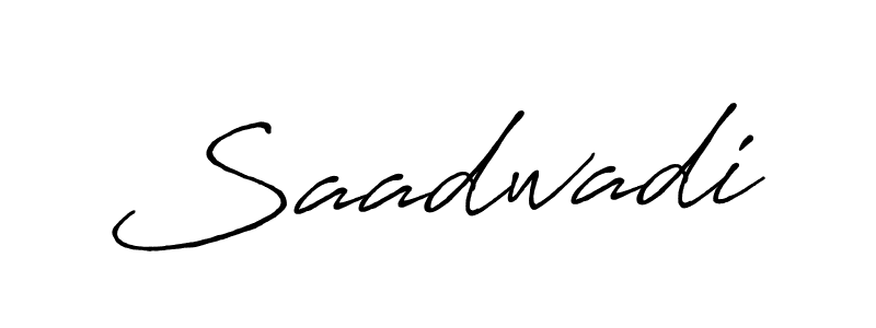 Make a beautiful signature design for name Saadwadi. Use this online signature maker to create a handwritten signature for free. Saadwadi signature style 7 images and pictures png