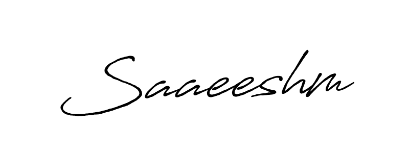 Make a beautiful signature design for name Saaeeshm. Use this online signature maker to create a handwritten signature for free. Saaeeshm signature style 7 images and pictures png