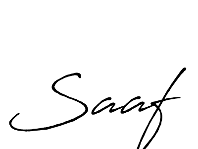 Also we have Saaf name is the best signature style. Create professional handwritten signature collection using Antro_Vectra_Bolder autograph style. Saaf signature style 7 images and pictures png