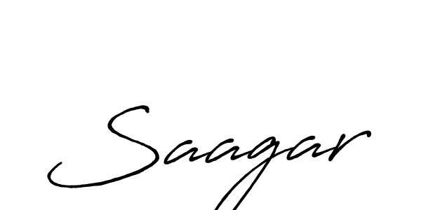 Also we have Saagar name is the best signature style. Create professional handwritten signature collection using Antro_Vectra_Bolder autograph style. Saagar signature style 7 images and pictures png