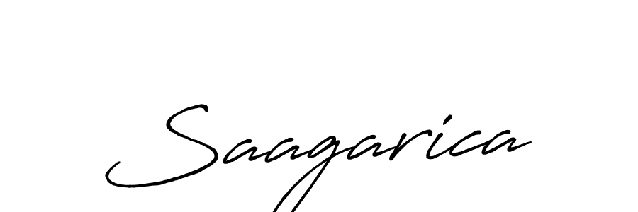 Make a beautiful signature design for name Saagarica. With this signature (Antro_Vectra_Bolder) style, you can create a handwritten signature for free. Saagarica signature style 7 images and pictures png