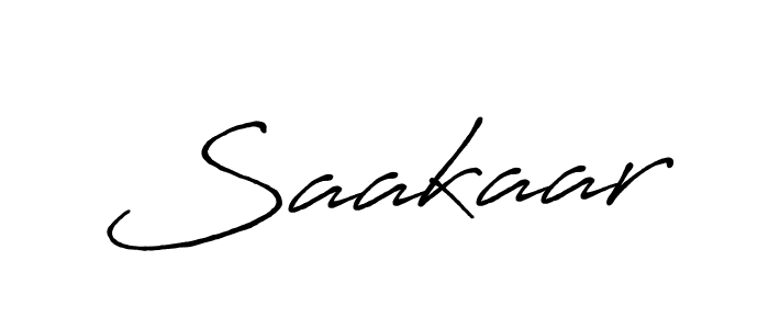 How to make Saakaar signature? Antro_Vectra_Bolder is a professional autograph style. Create handwritten signature for Saakaar name. Saakaar signature style 7 images and pictures png