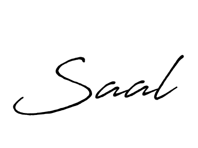 Create a beautiful signature design for name Saal. With this signature (Antro_Vectra_Bolder) fonts, you can make a handwritten signature for free. Saal signature style 7 images and pictures png