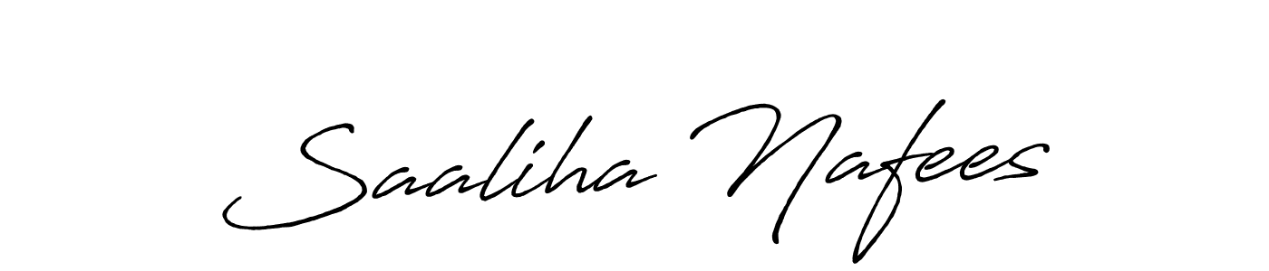 It looks lik you need a new signature style for name Saaliha Nafees. Design unique handwritten (Antro_Vectra_Bolder) signature with our free signature maker in just a few clicks. Saaliha Nafees signature style 7 images and pictures png