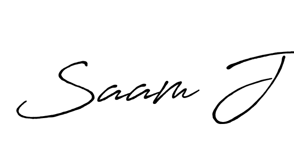 Also You can easily find your signature by using the search form. We will create Saam J name handwritten signature images for you free of cost using Antro_Vectra_Bolder sign style. Saam J signature style 7 images and pictures png