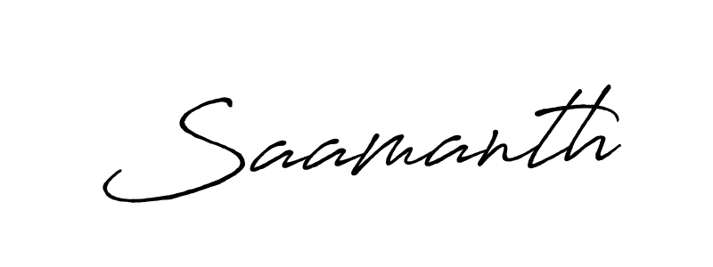 Similarly Antro_Vectra_Bolder is the best handwritten signature design. Signature creator online .You can use it as an online autograph creator for name Saamanth. Saamanth signature style 7 images and pictures png