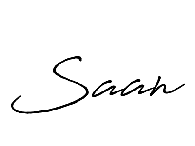 Design your own signature with our free online signature maker. With this signature software, you can create a handwritten (Antro_Vectra_Bolder) signature for name Saan. Saan signature style 7 images and pictures png