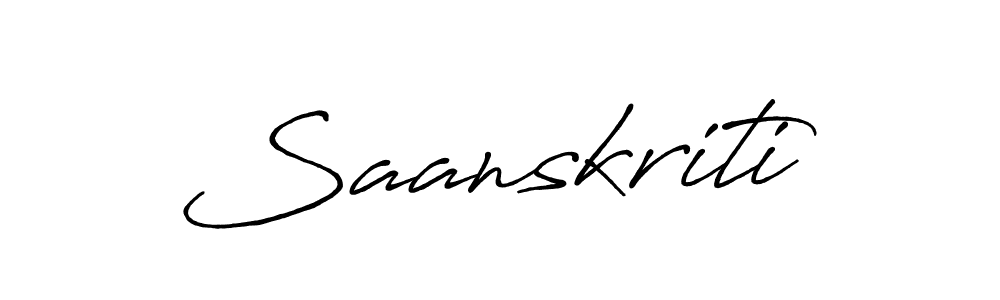 It looks lik you need a new signature style for name Saanskriti. Design unique handwritten (Antro_Vectra_Bolder) signature with our free signature maker in just a few clicks. Saanskriti signature style 7 images and pictures png