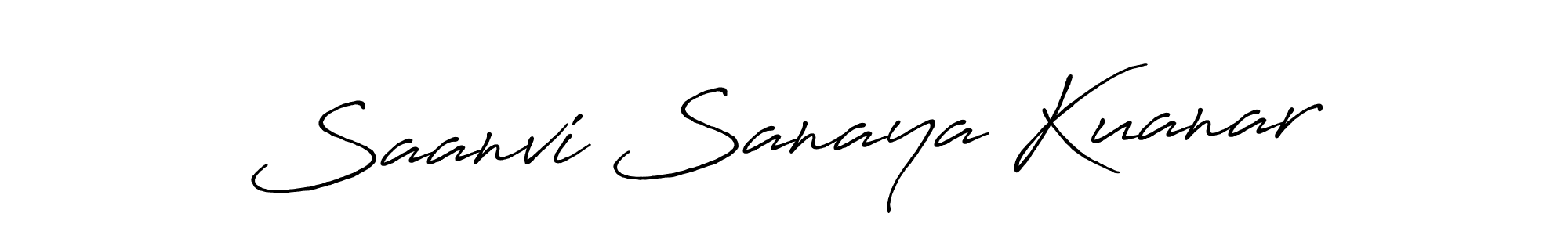 You should practise on your own different ways (Antro_Vectra_Bolder) to write your name (Saanvi Sanaya Kuanar) in signature. don't let someone else do it for you. Saanvi Sanaya Kuanar signature style 7 images and pictures png