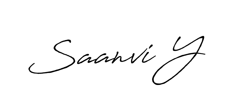 This is the best signature style for the Saanvi Y name. Also you like these signature font (Antro_Vectra_Bolder). Mix name signature. Saanvi Y signature style 7 images and pictures png