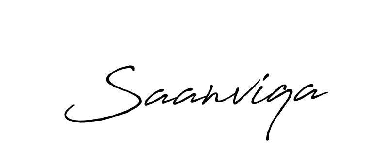 Saanviqa stylish signature style. Best Handwritten Sign (Antro_Vectra_Bolder) for my name. Handwritten Signature Collection Ideas for my name Saanviqa. Saanviqa signature style 7 images and pictures png