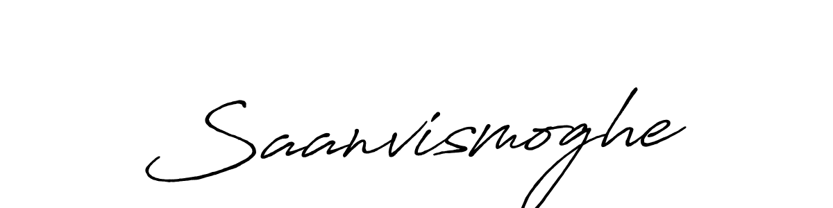 How to make Saanvismoghe signature? Antro_Vectra_Bolder is a professional autograph style. Create handwritten signature for Saanvismoghe name. Saanvismoghe signature style 7 images and pictures png