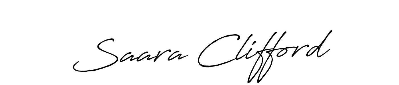 Once you've used our free online signature maker to create your best signature Antro_Vectra_Bolder style, it's time to enjoy all of the benefits that Saara Clifford name signing documents. Saara Clifford signature style 7 images and pictures png