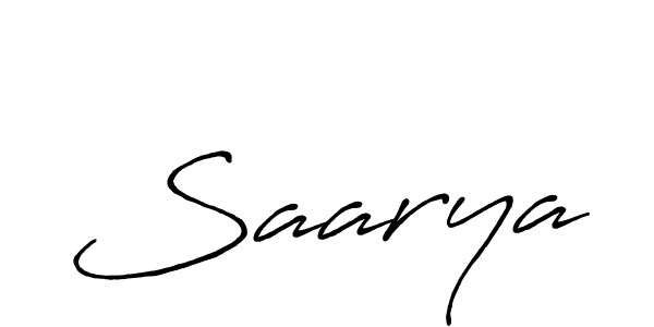 Also we have Saarya name is the best signature style. Create professional handwritten signature collection using Antro_Vectra_Bolder autograph style. Saarya signature style 7 images and pictures png