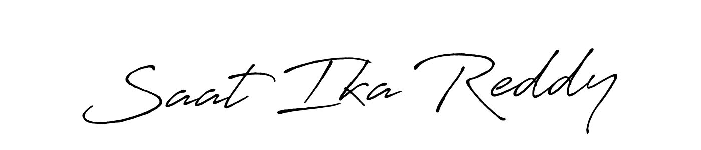 Antro_Vectra_Bolder is a professional signature style that is perfect for those who want to add a touch of class to their signature. It is also a great choice for those who want to make their signature more unique. Get Saat Ika Reddy name to fancy signature for free. Saat Ika Reddy signature style 7 images and pictures png