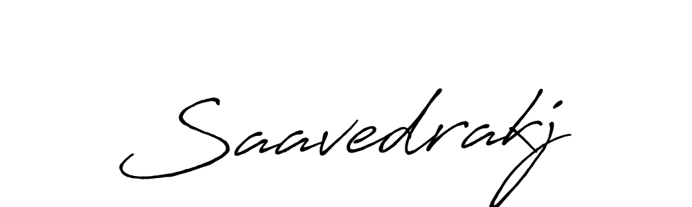 Create a beautiful signature design for name Saavedrakj. With this signature (Antro_Vectra_Bolder) fonts, you can make a handwritten signature for free. Saavedrakj signature style 7 images and pictures png