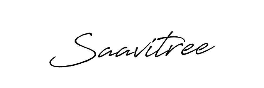 Create a beautiful signature design for name Saavitree. With this signature (Antro_Vectra_Bolder) fonts, you can make a handwritten signature for free. Saavitree signature style 7 images and pictures png
