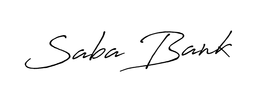 It looks lik you need a new signature style for name Saba Bank. Design unique handwritten (Antro_Vectra_Bolder) signature with our free signature maker in just a few clicks. Saba Bank signature style 7 images and pictures png