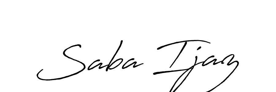 Here are the top 10 professional signature styles for the name Saba Ijaz. These are the best autograph styles you can use for your name. Saba Ijaz signature style 7 images and pictures png