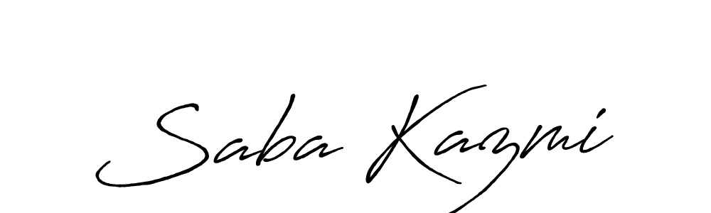 Once you've used our free online signature maker to create your best signature Antro_Vectra_Bolder style, it's time to enjoy all of the benefits that Saba Kazmi name signing documents. Saba Kazmi signature style 7 images and pictures png