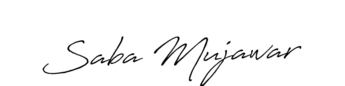 if you are searching for the best signature style for your name Saba Mujawar. so please give up your signature search. here we have designed multiple signature styles  using Antro_Vectra_Bolder. Saba Mujawar signature style 7 images and pictures png