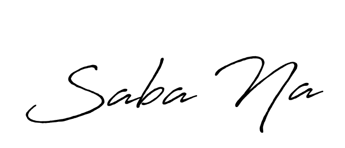 Here are the top 10 professional signature styles for the name Saba Na. These are the best autograph styles you can use for your name. Saba Na signature style 7 images and pictures png