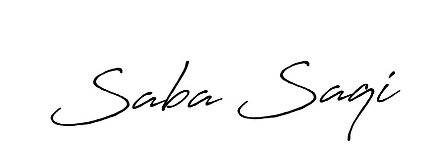 Make a beautiful signature design for name Saba Saqi. Use this online signature maker to create a handwritten signature for free. Saba Saqi signature style 7 images and pictures png