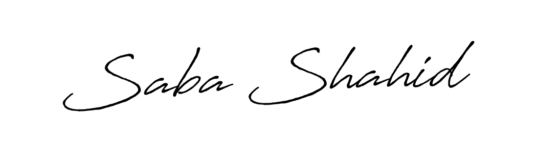 How to Draw Saba Shahid signature style? Antro_Vectra_Bolder is a latest design signature styles for name Saba Shahid. Saba Shahid signature style 7 images and pictures png