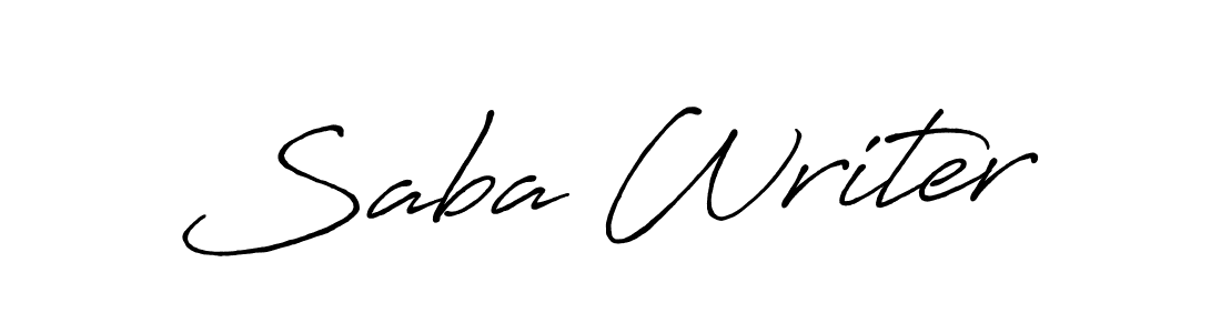 Here are the top 10 professional signature styles for the name Saba Writer. These are the best autograph styles you can use for your name. Saba Writer signature style 7 images and pictures png