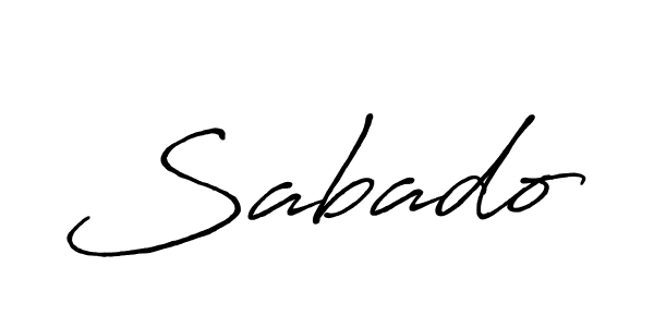 How to make Sabado signature? Antro_Vectra_Bolder is a professional autograph style. Create handwritten signature for Sabado name. Sabado signature style 7 images and pictures png