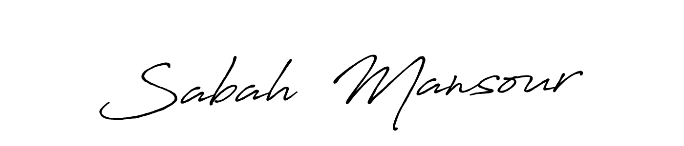 Similarly Antro_Vectra_Bolder is the best handwritten signature design. Signature creator online .You can use it as an online autograph creator for name Sabah  Mansour. Sabah  Mansour signature style 7 images and pictures png