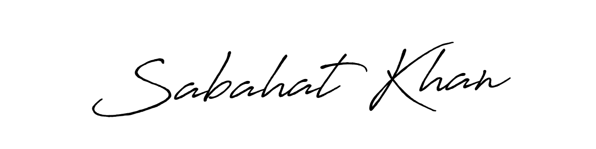 This is the best signature style for the Sabahat Khan name. Also you like these signature font (Antro_Vectra_Bolder). Mix name signature. Sabahat Khan signature style 7 images and pictures png