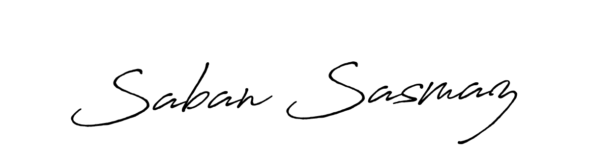 How to make Saban Sasmaz signature? Antro_Vectra_Bolder is a professional autograph style. Create handwritten signature for Saban Sasmaz name. Saban Sasmaz signature style 7 images and pictures png